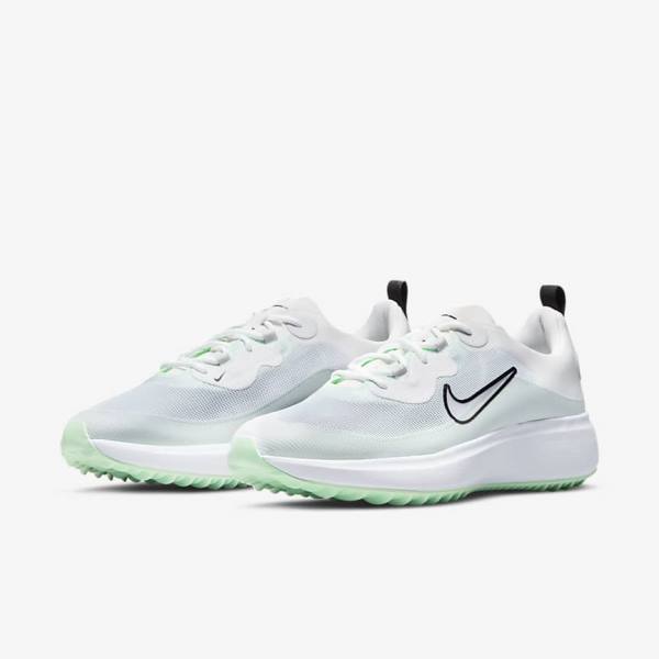 Nike Ace Summerlite Naisten Golfkengät Valkoinen Platina Minttu Mustat | NK864CHQ