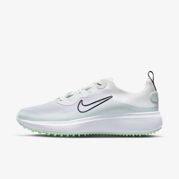 Nike Ace Summerlite Naisten Golfkengät Valkoinen Platina Minttu Mustat | NK864CHQ