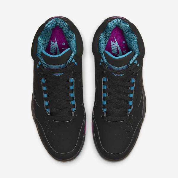 Nike Air Flight Lite Mid Miesten Tennarit Mustat Turkoosi Punainen Violetit Mustat | NK390VWD