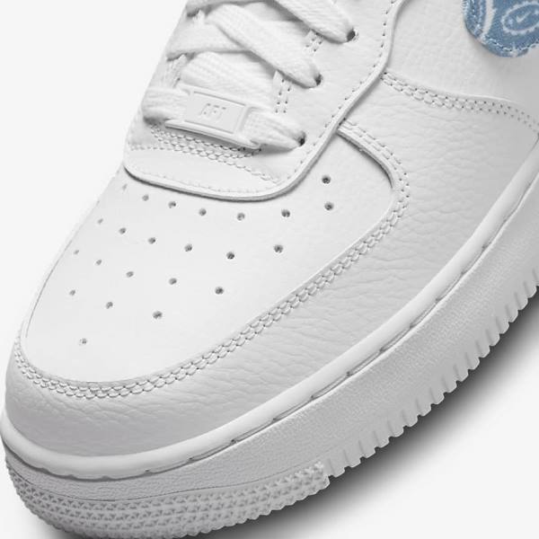 Nike Air Force 1 07 Essential Naisten Tennarit Valkoinen Sininen | NK240QEF