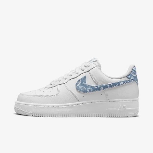 Nike Air Force 1 07 Essential Naisten Tennarit Valkoinen Sininen | NK240QEF