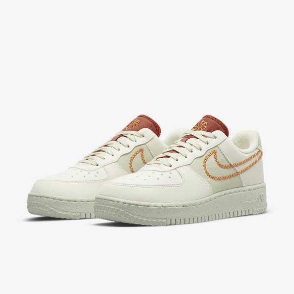 Nike Air Force 1 07 Low Naisten Tennarit Oliivinvihreä Keltainen | NK571HBM