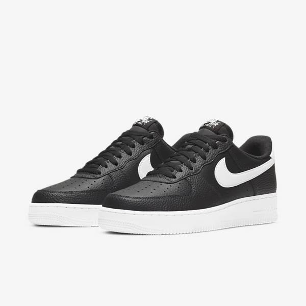 Nike Air Force 1 07 Miesten Tennarit Mustat Valkoinen | NK326JVZ