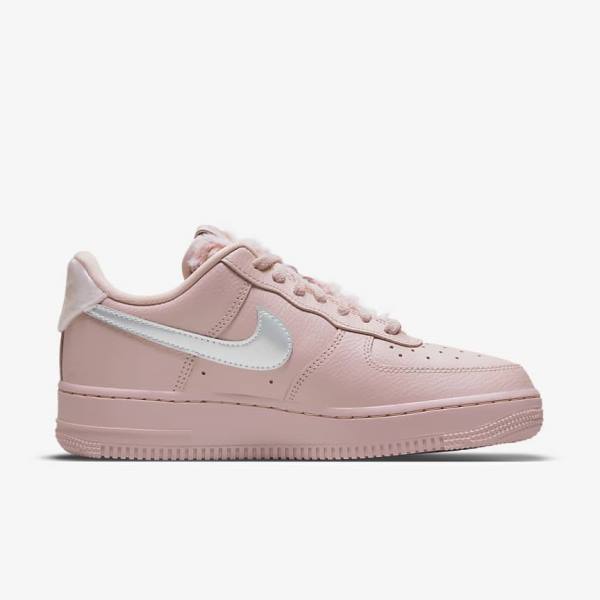 Nike Air Force 1 07 Naisten Tennarit Pinkki Metal Hopea | NK948YHC