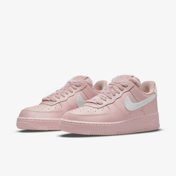 Nike Air Force 1 07 Naisten Tennarit Pinkki Metal Hopea | NK948YHC