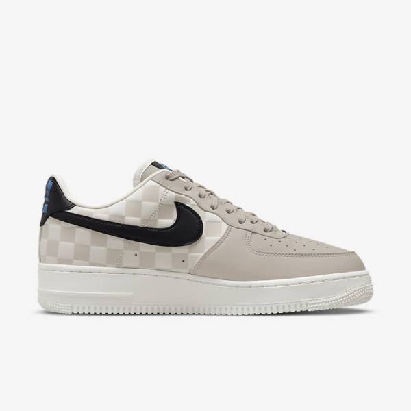 Nike Air Force 1 07 QS Miesten Tennarit Kerma Mustat Mustat | NK368ZYH