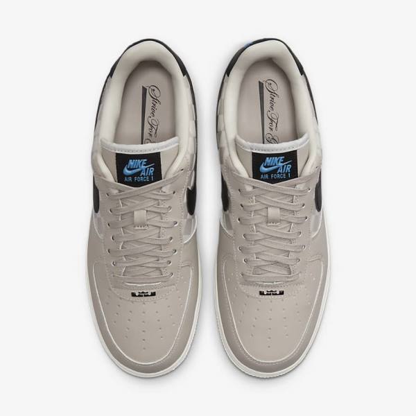 Nike Air Force 1 07 QS Miesten Tennarit Kerma Mustat Mustat | NK368ZYH