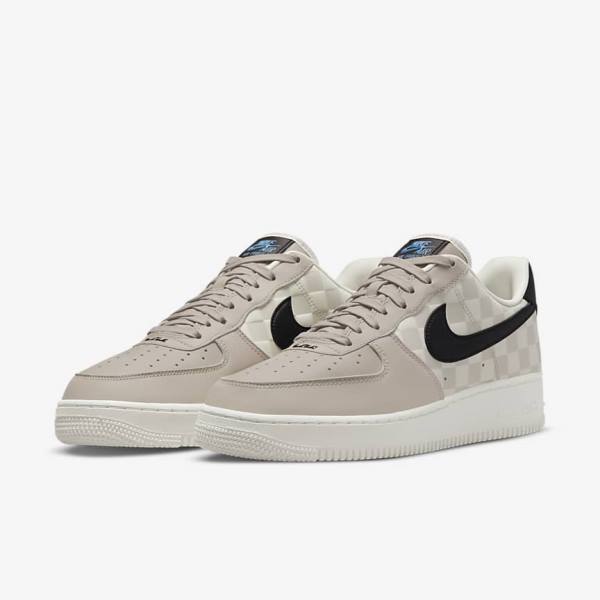 Nike Air Force 1 07 QS Miesten Tennarit Kerma Mustat Mustat | NK368ZYH