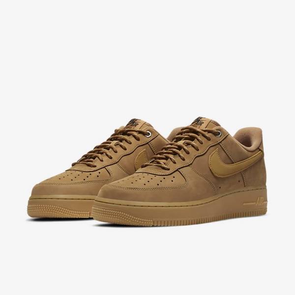 Nike Air Force 1 07 WB Miesten Tennarit Vaaleanruskea Mustat | NK457KMV