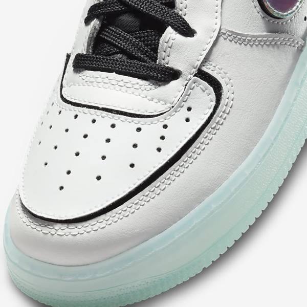 Nike Air Force 1-1 Older Lasten Tennarit Valkoinen Mustat Punainen Monivärinen | NK684PTQ