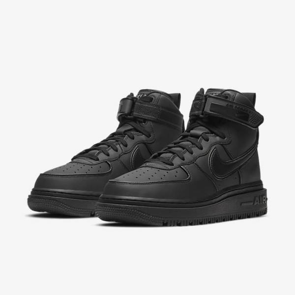 Nike Air Force 1 Boot Miesten Tennarit Mustat Tummanharmaat Valkoinen | NK489IVO