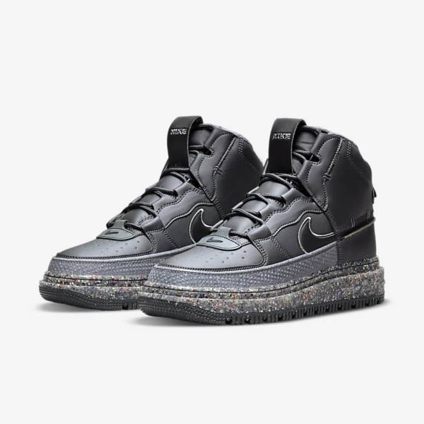 Nike Air Force 1 Boot Miesten Tennarit Tummanharmaat Mustat | NK750USD