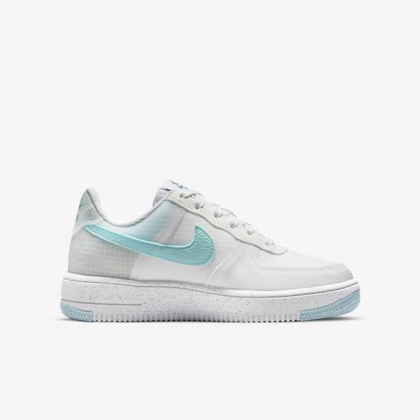 Nike Air Force 1 Crater Older Lasten Tennarit Valkoinen Sininen | NK370NLS