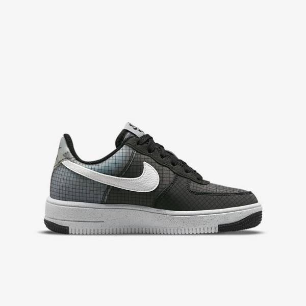 Nike Air Force 1 Crater Older Lasten Tennarit Mustat Valkoinen | NK532NIW