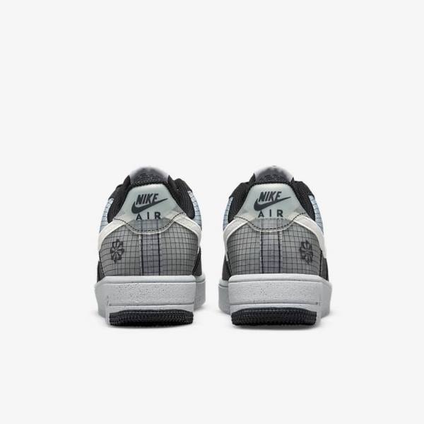 Nike Air Force 1 Crater Older Lasten Tennarit Mustat Valkoinen | NK532NIW