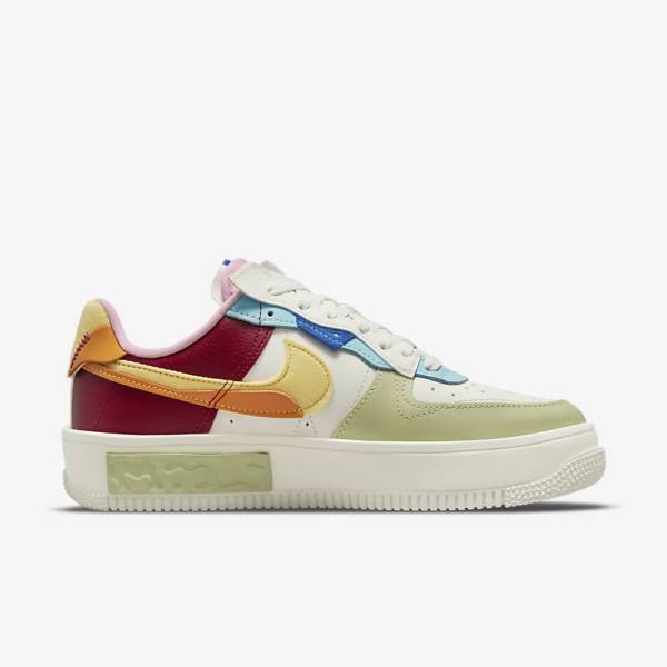 Nike Air Force 1 Fontanka Naisten Tennarit Viininpunainen Kultaiset | NK509NAW