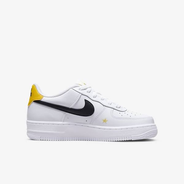 Nike Air Force 1 LV8 Older Lasten Tennarit Valkoinen Mustat | NK501HDV