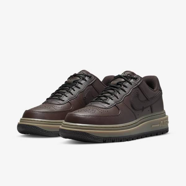 Nike Air Force 1 Luxe Miesten Tennarit Ruskea Mustat Tummanruskea | NK098KQG