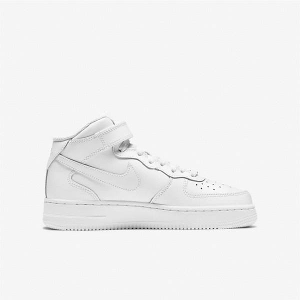 Nike Air Force 1 Mid LE Older Lasten Tennarit Valkoinen | NK089IPJ