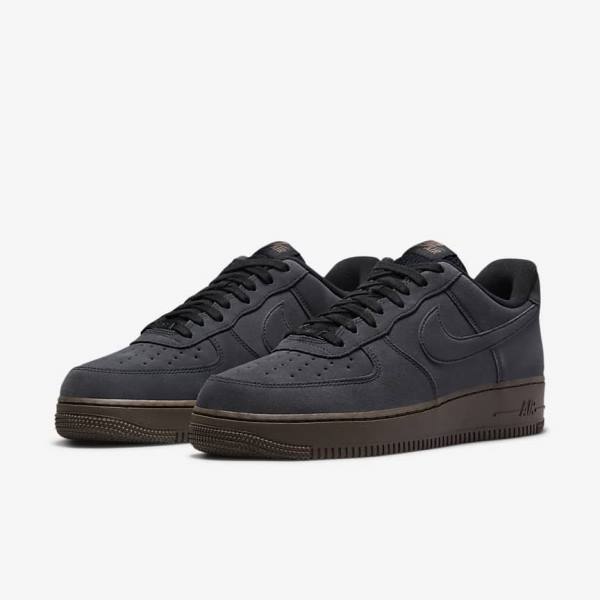 Nike Air Force 1 Miesten Tennarit Valkoinen Tummansuklaa | NK591DQX