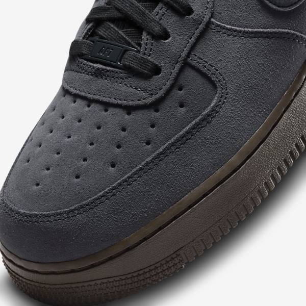 Nike Air Force 1 Miesten Tennarit Valkoinen Tummansuklaa | NK591DQX