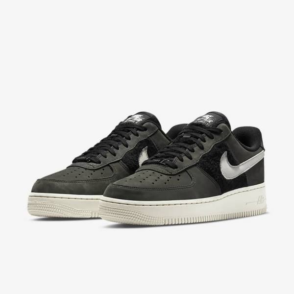 Nike Air Force 1 Naisten Tennarit Mustat Vaaleanbeige | NK718REW