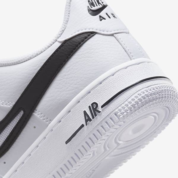 Nike Air Force 1 Older Lasten Tennarit Valkoinen Mustat | NK863KMJ