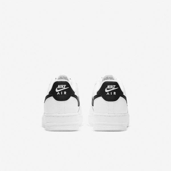 Nike Air Force 1 Older Lasten Tennarit Valkoinen Mustat | NK874HPZ