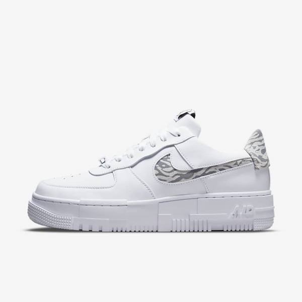 Nike Air Force 1 Pixel SE Naisten Tennarit Valkoinen Harmaat Valkoinen | NK761HTV