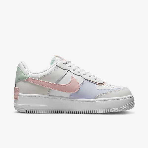 Nike Air Force 1 Shadow Naisten Tennarit Valkoinen Minttu Harmaat | NK650JQM