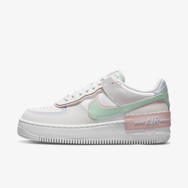 Nike Air Force 1 Shadow Naisten Tennarit Valkoinen Minttu Harmaat | NK650JQM