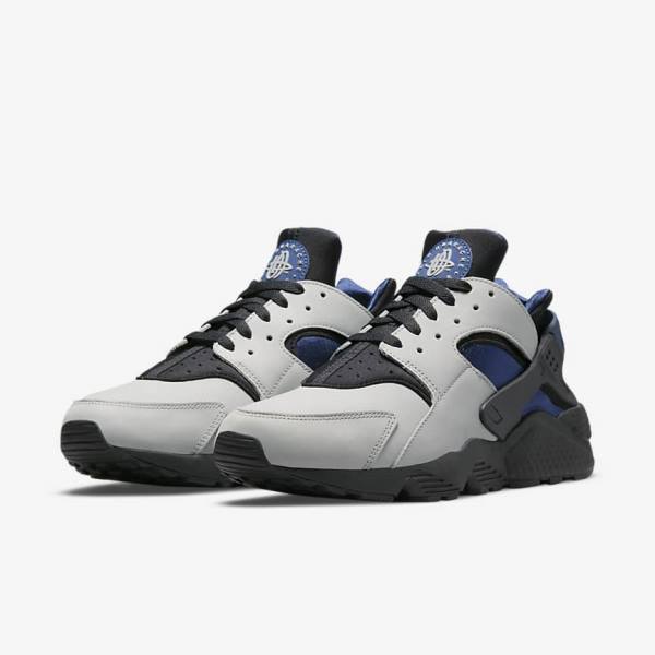 Nike Air Huarache LE Miesten Tennarit Harmaat Mustat Laivastonsininen | NK629YEM