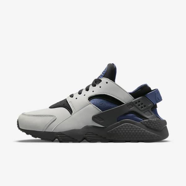 Nike Air Huarache LE Miesten Tennarit Harmaat Mustat Laivastonsininen | NK629YEM