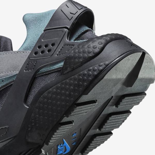 Nike Air Huarache Miesten Tennarit Harmaat Vaaleansininen Mustat Metal Hopea | NK194UVR