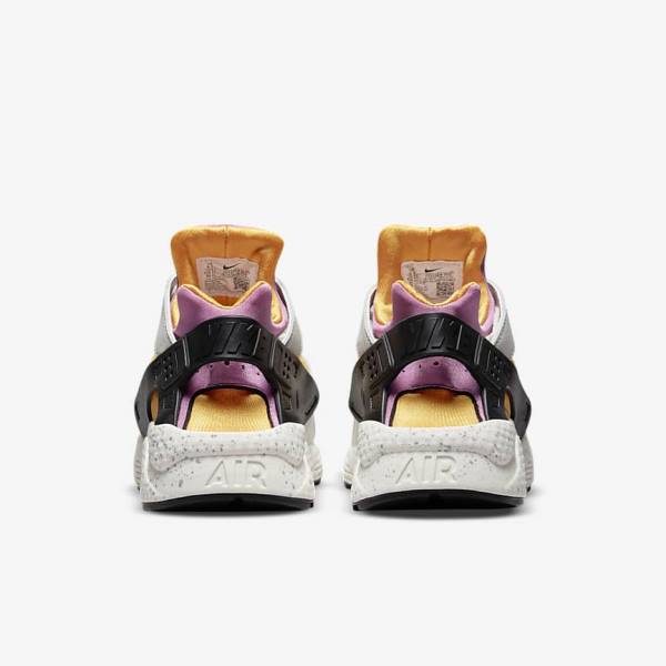 Nike Air Huarache Miesten Tennarit Vaaleanbeige Kultaiset Mustat Pinkki | NK870HVB