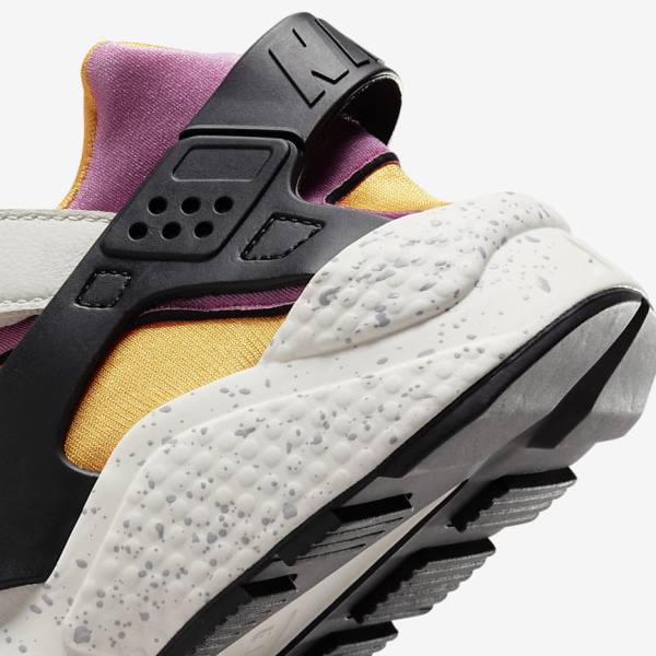 Nike Air Huarache Miesten Tennarit Vaaleanbeige Kultaiset Mustat Pinkki | NK870HVB