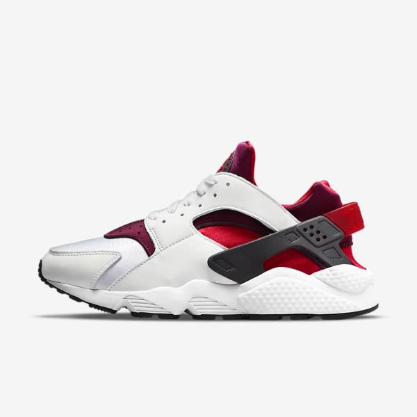 Nike Air Huarache Miesten Tennarit Valkoinen Punainen Mustat Punainen | NK831STR