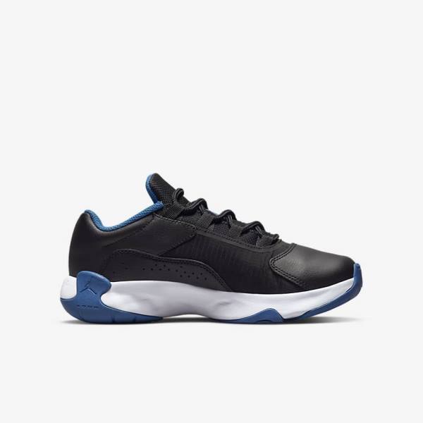 Nike Air Jordan 11 CMFT Low Older Lasten Tennarit Mustat Tummansininen Valkoinen | NK046DAE