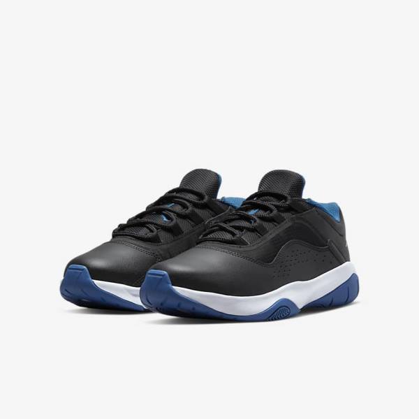 Nike Air Jordan 11 CMFT Low Older Lasten Tennarit Mustat Tummansininen Valkoinen | NK046DAE