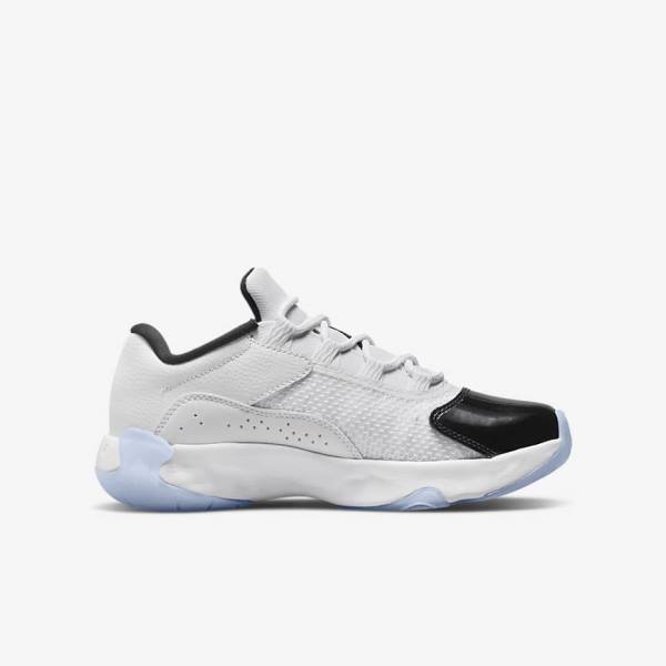 Nike Air Jordan 11 CMFT Low Older Lasten Tennarit Valkoinen Mustat | NK154VFX