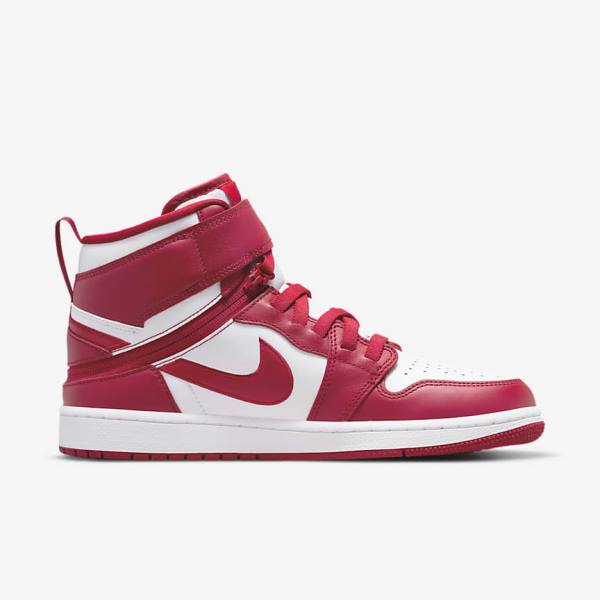 Nike Air Jordan 1 Hi FlyEase Miesten Jordan Kengät Punainen Valkoinen | NK870YHQ