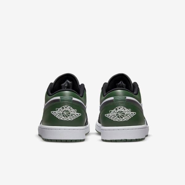 Nike Air Jordan 1 Low Miesten Jordan Kengät Vihreä Valkoinen Mustat | NK179XPH