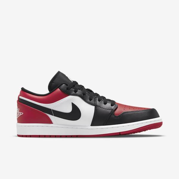 Nike Air Jordan 1 Low Miesten Jordan Kengät Punainen Mustat Valkoinen | NK360KCI