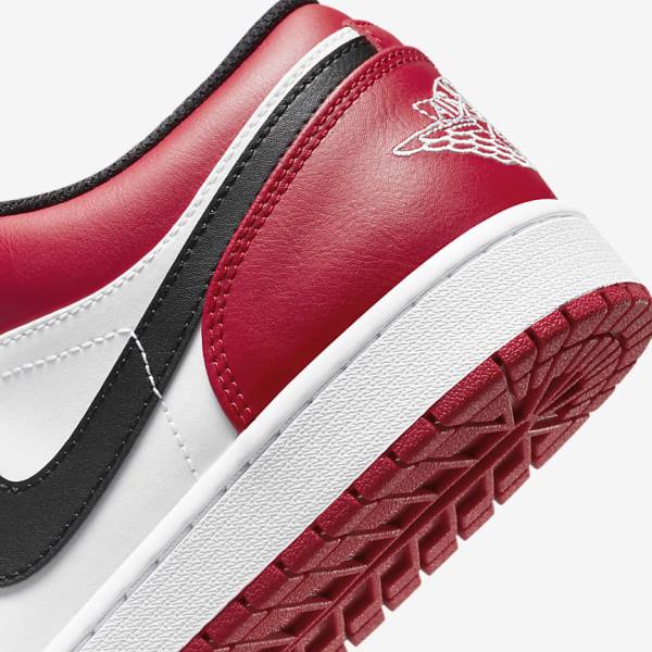 Nike Air Jordan 1 Low Miesten Jordan Kengät Punainen Mustat Valkoinen | NK360KCI