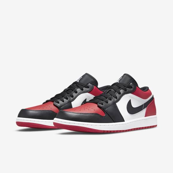 Nike Air Jordan 1 Low Miesten Tennarit Punainen Mustat Valkoinen | NK567DSK