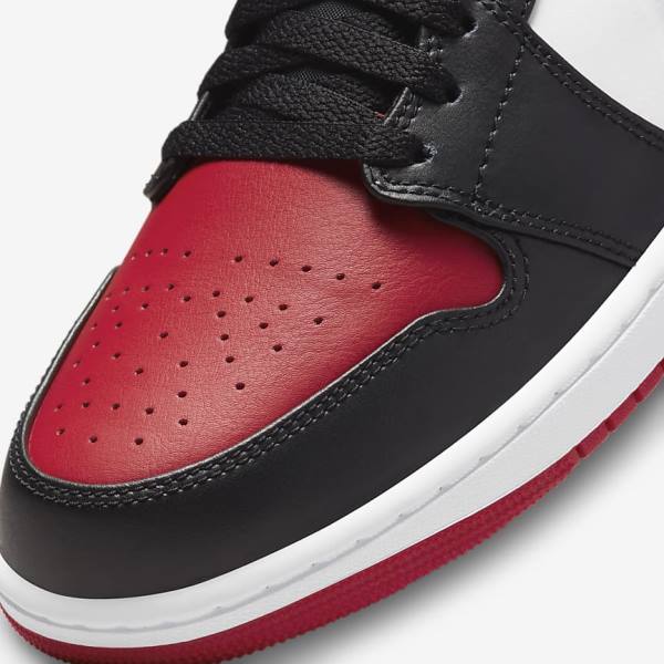 Nike Air Jordan 1 Low Miesten Tennarit Punainen Mustat Valkoinen | NK567DSK