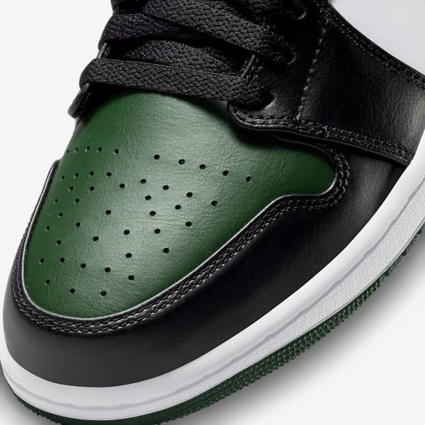 Nike Air Jordan 1 Low Miesten Tennarit Vihreä Valkoinen Mustat | NK491ELF