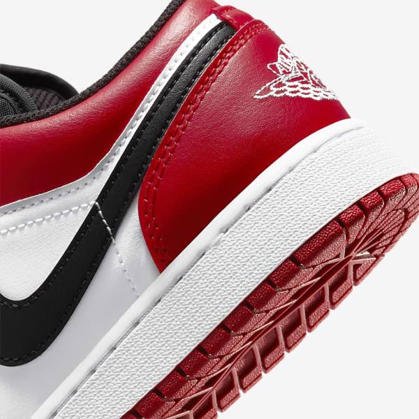 Nike Air Jordan 1 Low Older Lasten Tennarit Punainen Mustat Valkoinen | NK250JNE