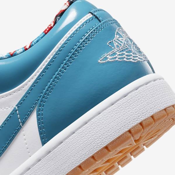 Nike Air Jordan 1 Low SE Miesten Jordan Kengät Turkoosi Valkoinen Laivastonsininen Turkoosi | NK690OAZ