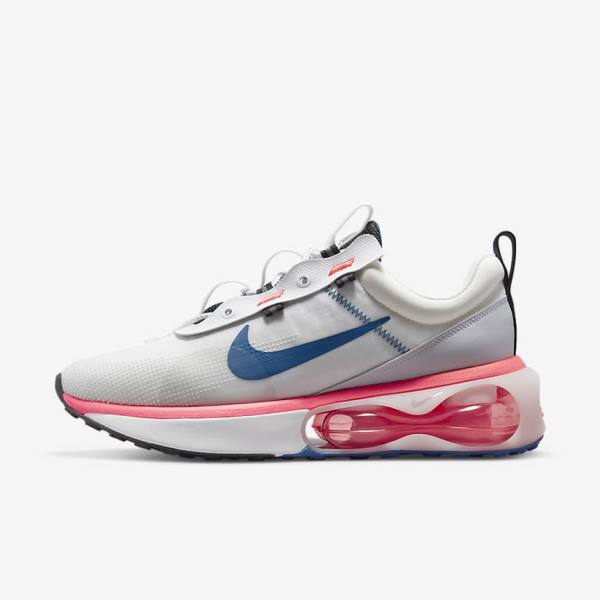 Nike Air Max 2021 Miesten Tennarit Valkoinen Punainen Mustat Sininen | NK718KFC